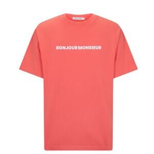 NWOT Women's Arimenta James Bonjour Monsieur Coral Tee XS